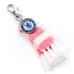 CHELSEA FC PINK STRIPE SCARF AND LOGO BACKPACK HANGER