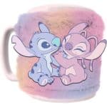 PYRAMID LILO AND STITCH FUZZY MUG WITH STITCH AND ANGEL