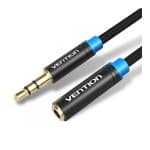 VENTION AUDIO 3.5mm M-F EXTENSION CABLE METAL 5M