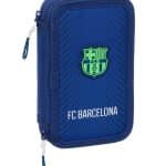 BARCELONA FC DOUBLE FILLED PENCIL CASE