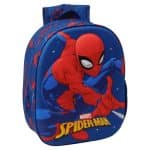 SAFTA SPIDERMAN 3D BACKPACK WITH LED LIGHTS 33cm