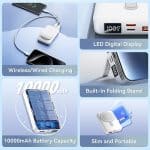 Vention Powerbank Wireless Magnetic 10000mAh 22.5W Black FHTB0 - Image 3